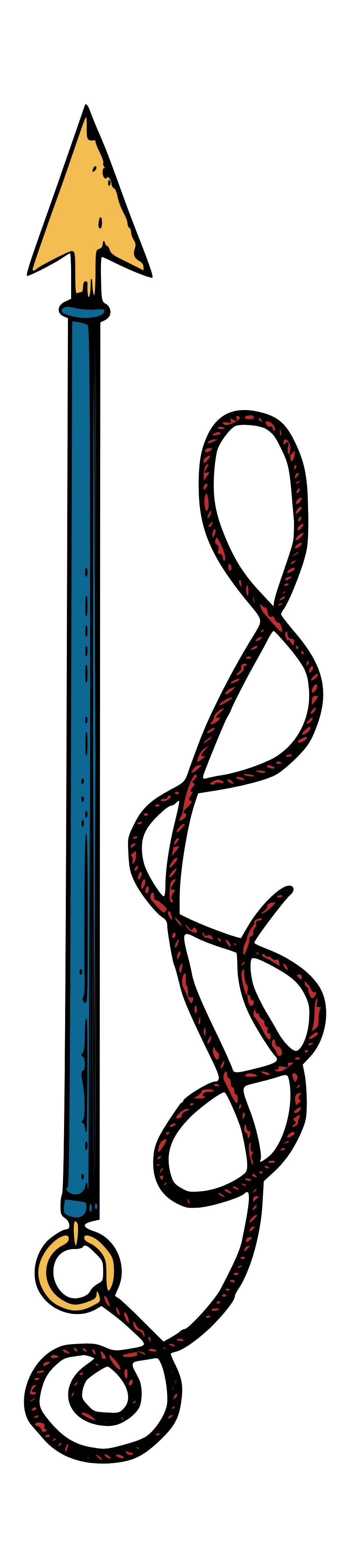 Harpoon with rope by vlk2020