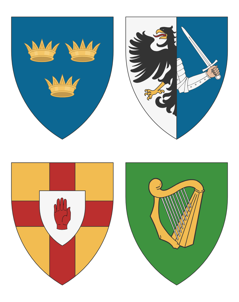Irish Provinces by jamestrubb